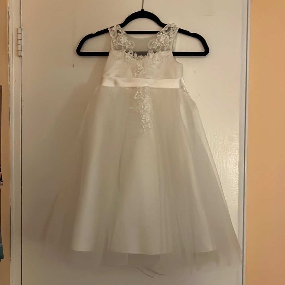 Custom made flower girl dress